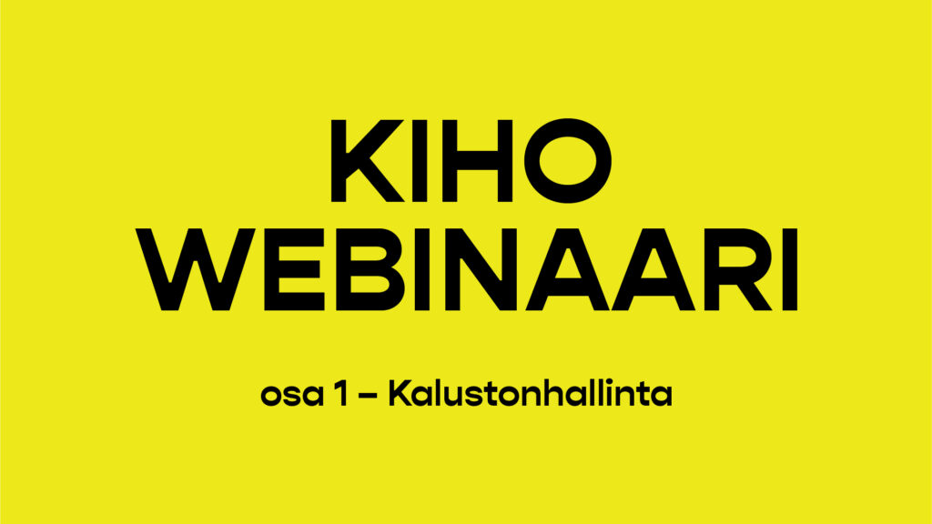 Kiho webinaari 29.1.2026 osa 1